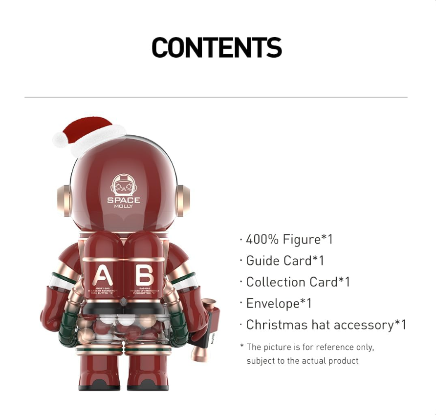 POP MART MEGA Space Molly 400% Christmas 2024 Figure Limited