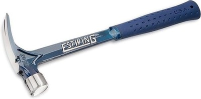 Estwing E6-19S, 19 Oz Blue Vinyl Gripped Ultra Framing Hammer