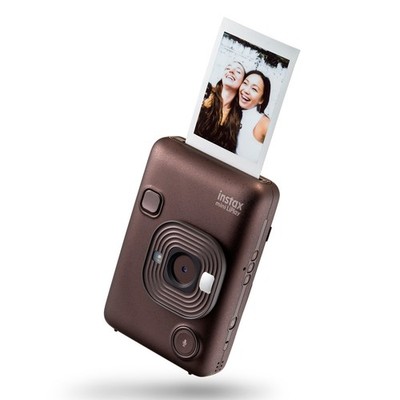 Fujifilm Instax Mini LiPlay Deep Bronze Sofortbildkamera inkl. Micro-USB-Kabel