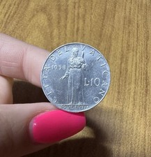 Geldm&uuml;nze Stadt des Vatikan Pius XII 10 Lire 1958 NN