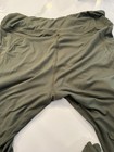 Green Satina Plus Size Soft Leggings. Polyester Blend. Pockets. Machine Wash. — photo 4
