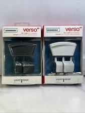 2X NEU IM KARTON Lightwedge Verso wiederaufladbare Bogenleuchte für E-Reader SCHWARZ