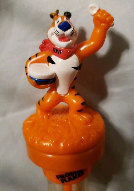 Tony the Tiger Figural Bubble Blower Light Stamper Pen  Kelloggs Frosted Flakes