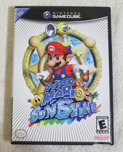 Super Mario Sunshine (Nintendo GameCube, 2002) Complete CIB Manual TESTED