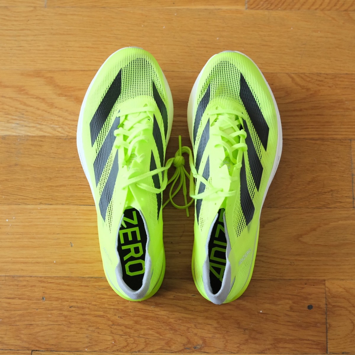 Adidas Adizero Track Spikes Mens Neon Yellow Lightstrike Pro