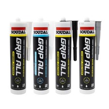 Soudal Grip ALL Adhesive No Nails Quick Grab Hybrid Polymer Flexible Bonding