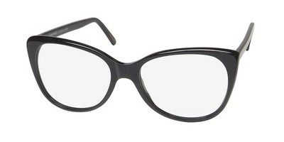 NEW ANDY WOLF 5071 EYEWEAR A BLACK WOMENS PLASTIC 55-16-140 AUSTRIA OVERSIZED