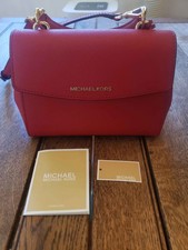 NWT Michael Kors Ava Extra-Small Saffiano Lea...