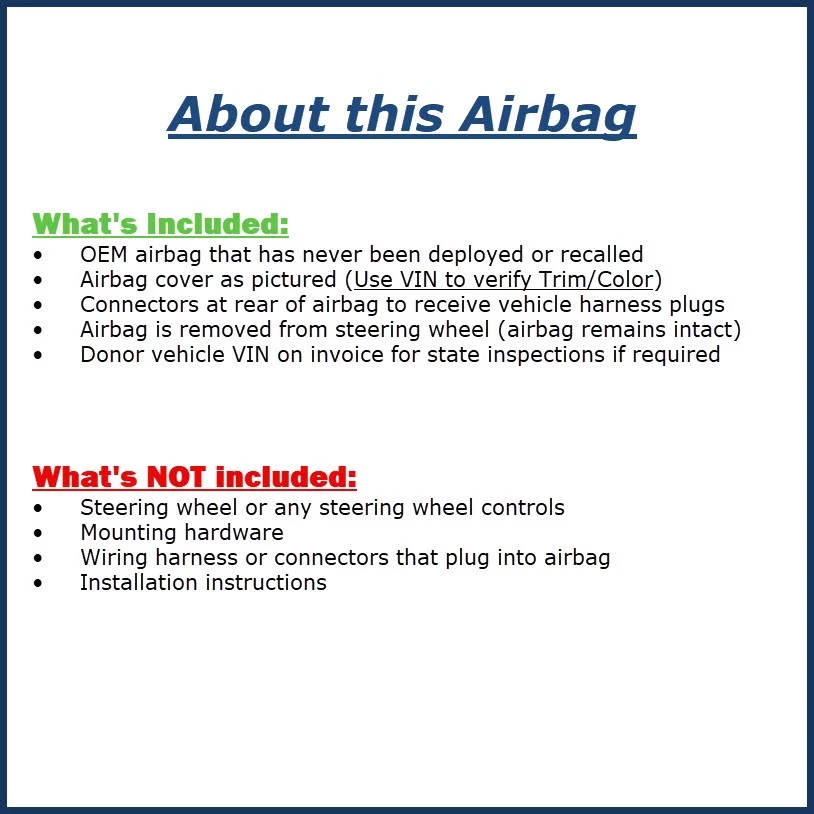 2011-2012 Chevrolet Suburban 1500 LH Driver Steering Wheel Airbag OEM - Image 2 of 3