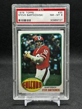1976 Topps STEVE BARTKOWSKI #35 Rookie card NM-MT PSA 8 Atlanta Falcons RC RARE. rookie card picture