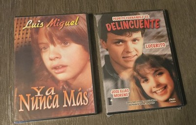 2 SUPER PELICULAS DELINCUENTE Y YA NUNCA MAS PEDRITO FERNANDEZ Y LUIS MIGUEL DVD