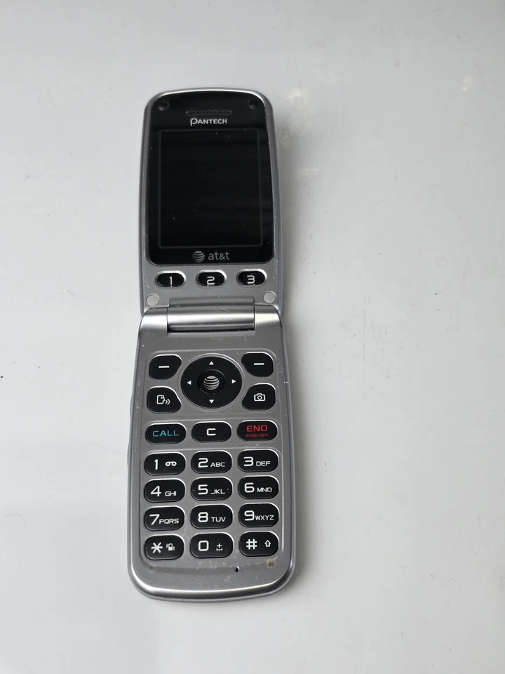 Pantech Breeze 2 II P2000 - Blue and Silver ( AT&T ) Cellular Flip Phone - Image 3 of 4