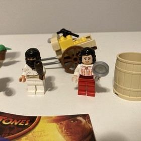 LEGO 7195   INDIANA JONES - Ambush in Cairo 100% Complete Retired 2010 NO BOX