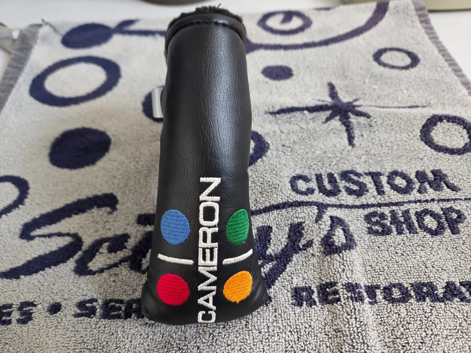 Rare Scotty Cameron Studio Style Newport Black Putter Headcover head cover⛳MINT