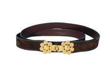 VALENTINO GARAVANI Vintage Suede Double-Wrap Belt 80cm M (31-33 in) Valentino Suede Belts for Women for sale | eBay main image 3