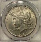 1921 ‘High Relief’ Peace AU53 | *Fresh* PCGS Gold Shield Holder | Great Luster