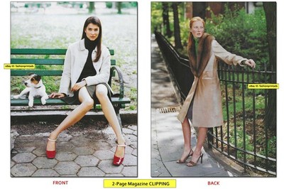 women's LEGS THIGHS ANKLES FEET 2-Page CLIPPING Teresa Lourenco MAGGIE RIZER