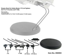 Display Stand for Hobby Master 1/72 Jet Fighters for F-4, F-16 series and