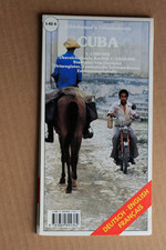 CUBA Hildebrand&rsquo;s Travel Map, 1994, English/Deutsch/Francais