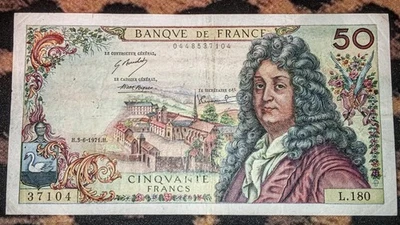 Billet 50 Francs Racine 3/6/1971 - Photo 1/2
