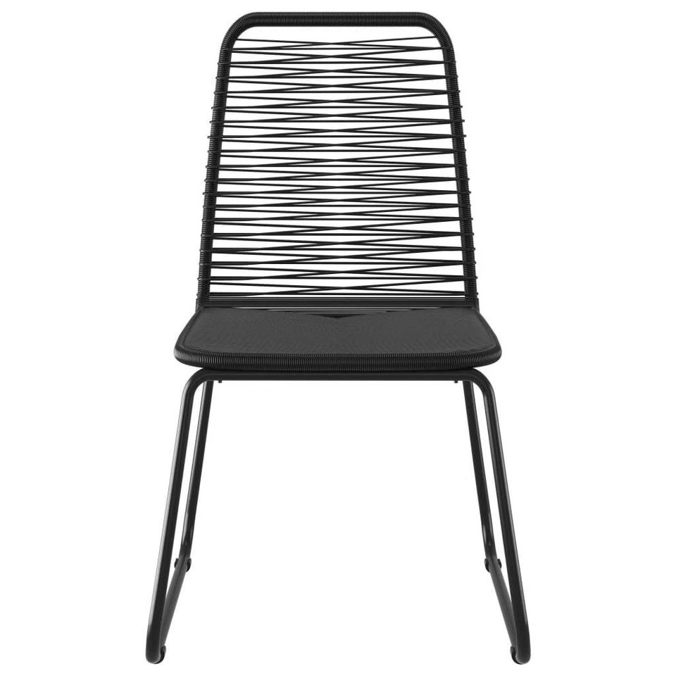 Dining Chair Set of 4 Black - Image 3 of 4