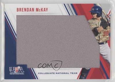 2018 Panini USA Baseball Stars & Stripes Jumbo 10/299 Brendan McKay #48 o6n