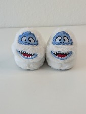 Abominable Snowman Youth Kids Slippers-White-Size 3 Rudolph Movie Christmas