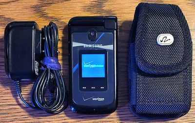Samsung Zeal SCH-U750 - Black ( Verizon ) Super Rare Dual Flip