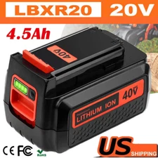 40V Replacement Lithium Battery for Black and Decker LBXR36 40 Volt Max LBX2040