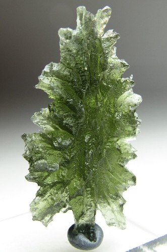 BREATHTAKING SUPER FINE HEDGEHOG BESEDNICE MOLDAVITE CRYSTAL!!! CZECH REPUBLIC - Picture 10 of 15