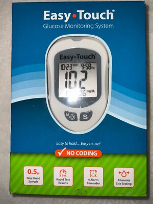 Easy Touch Blood Glucose Monitoring System P2