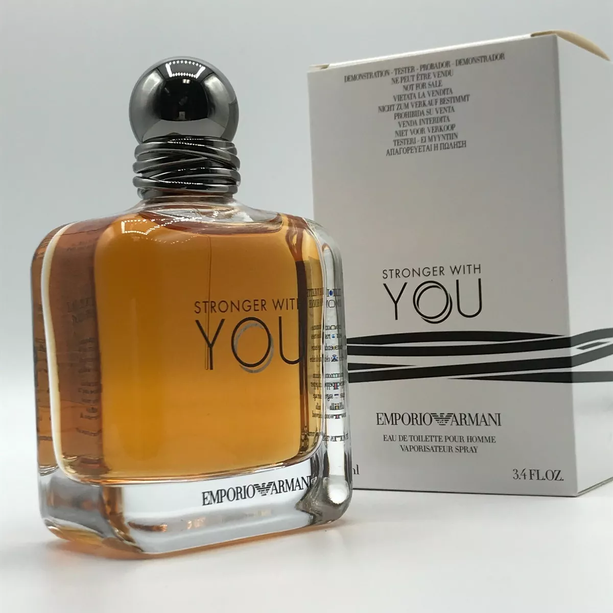 Emporio Armani Stronger With You Cologne Spray 3.4 oz Box As Shown