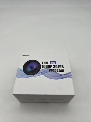 GESMA Full HD 1080P 30fps Webcam Camera with Microphone 1920x1080 
