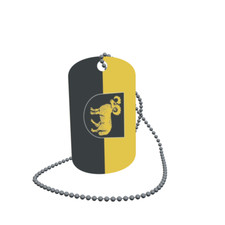 Dog Tag Flag Aries Dog Tag Aluminium 30 x 50mm