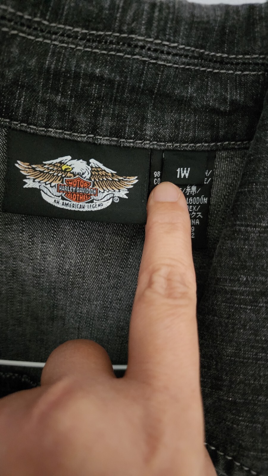 harley davidson denim jacket women's Gem