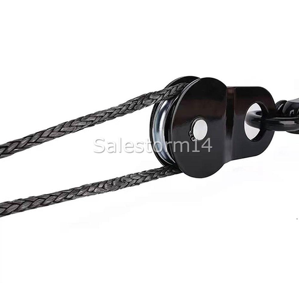 2PCS 4Ton Snatch Block Pulley Winch Rope Hoist 4WD ATV Off Road