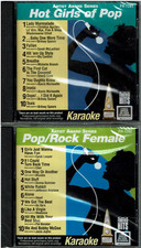 2 Karaoke CDG Set Classic Female Pop CHER Alanis BRITNEY Janis MADONNA Heart