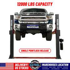 Katool 12000 Lbs Two Post Auto Lift 4hp Single Lock Release 2-post Car Lift