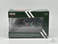 Mini GT 6 LB WORKS Nissan GT-R R35 Type I Rear Wing Ver.2 Zero Fighter Special
