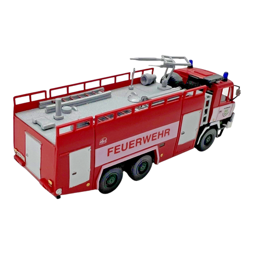 1:87 Igra Tatra T 815 6x6 LKW Feuerwehr HOYERSWERDA Modellauto H0 - THT- Rot - Bild 3 von 3