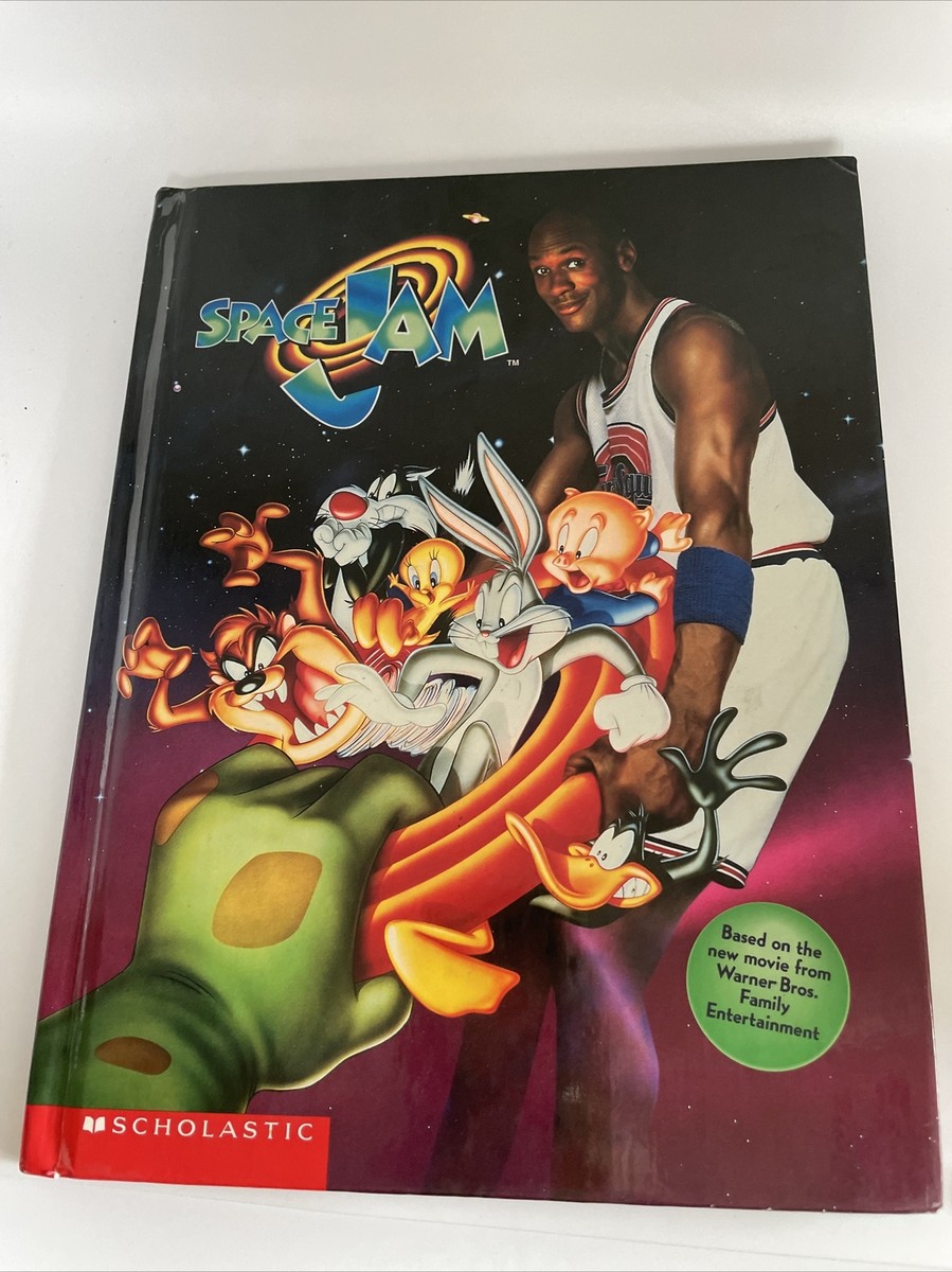 Space Jam Book Hard Back Scholastic Tune Squad Vs Monstars Michael