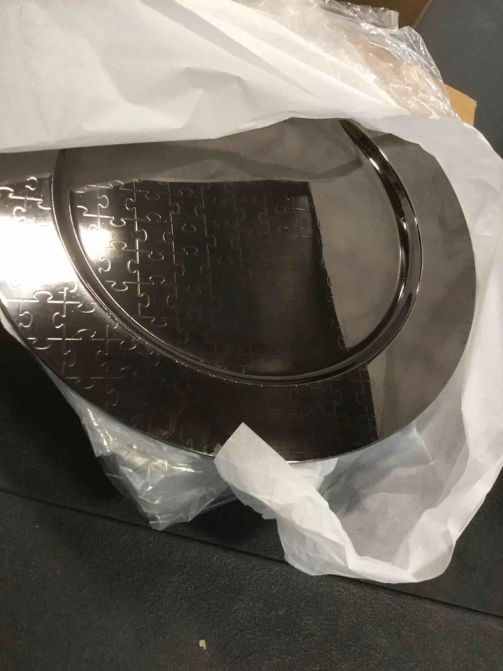 Antigua placa de cargador holandesa, acero inoxidable, 13 pulgadas (OS5294) 6 piezas Foto 3 de 4