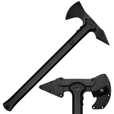 Cold Steel Trench Hawk 1055 Carbon Black Polypropylene Handle 90PTH w/Sheath