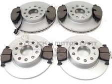 VW GOLF MK7 2013-2017 FRONT & REAR BRAKE DISCS AND PADS SET (CHECK DISCS SIZES)