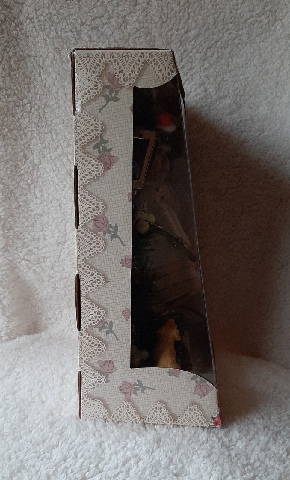 Porcelain 10" Doll Holiday Collector's Choice Bisque Lamppost Dog Gifts