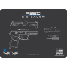 For SIG P320  EDC Cerus Gear Every Day Carry Mat Made in USA 8.75" X 12" 