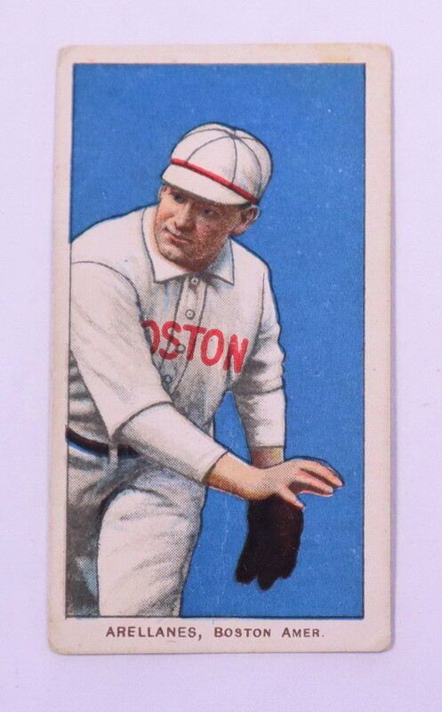 1909-11 T206 Piedmont 350 Baseball Card Boston Americans Frank Arellanes EX