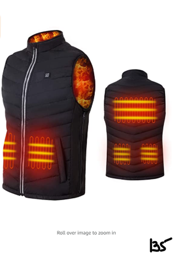 NUNEWARES Heated Vest,USB Charging 