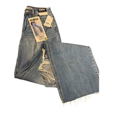 Rewash NWT 1 Junior Wide Leg Vintage Super High-Rise Jeans #1802D