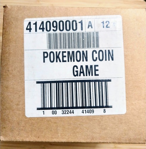 Pokemon Battling Coin Game Original Sealed Packaging + 12 Sealed Coin ...